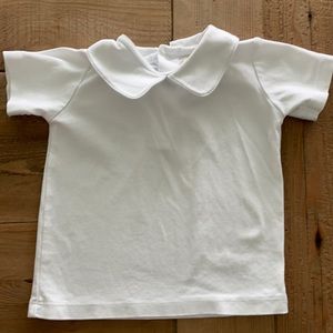 The Beaufort Bonnet Company White Peter Pan Collared Shirt.